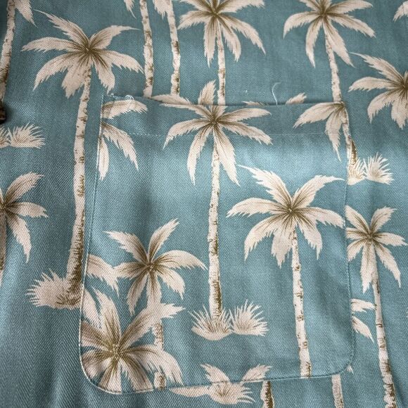 Jos A Banks Men's 100% Silk Button-up Shirt XL Short Sleeve Tropical Lot Of 3 - Picture 8 of 16